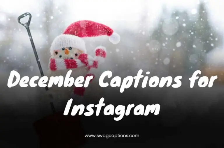 December Captions for Instagram