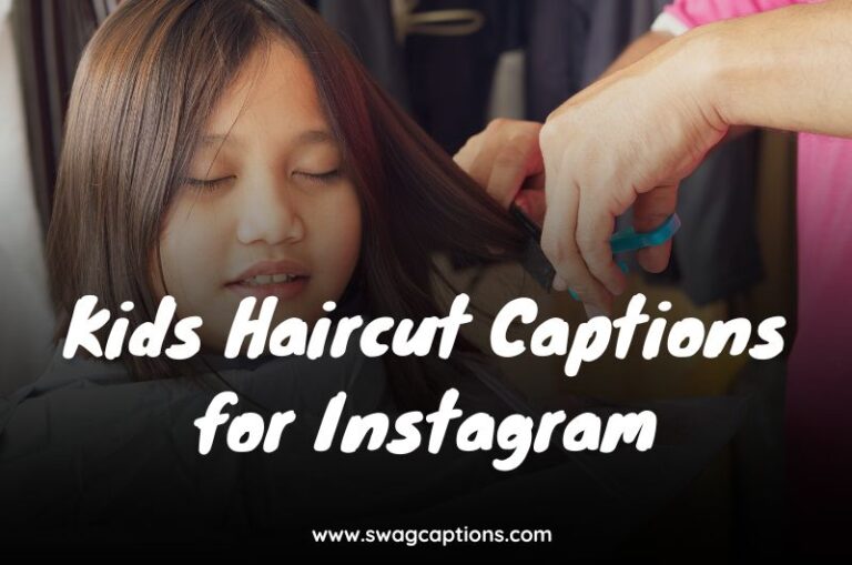 Kids Haircut Captions for Instagram
