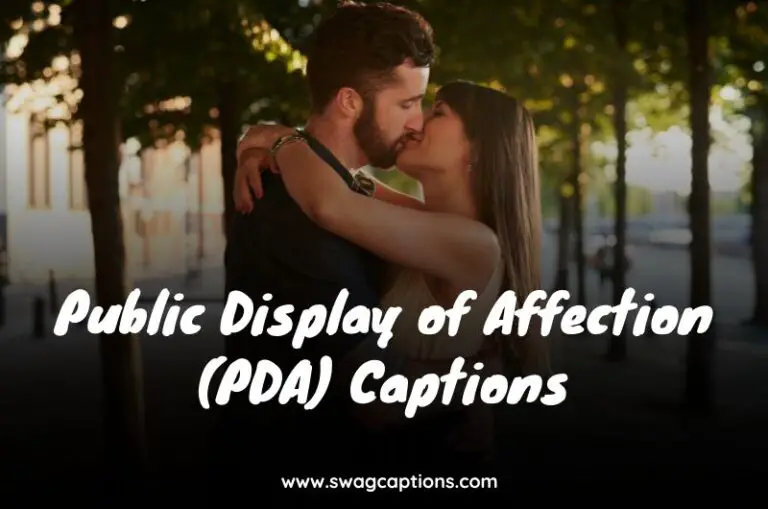 Public Display of Affection (PDA) Captions for Instagram