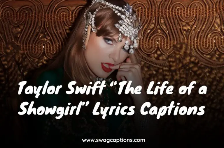 Taylor Swift The Life of a Showgirl Lyrics Captions