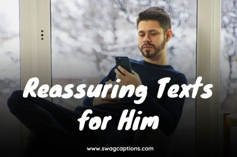 Reassuring Texts for Him During Hard Times