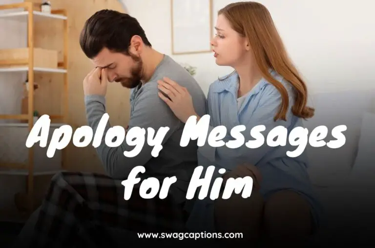 Apology Messages for Him