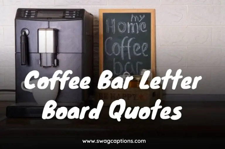 Coffee Bar Letter Board Quotes