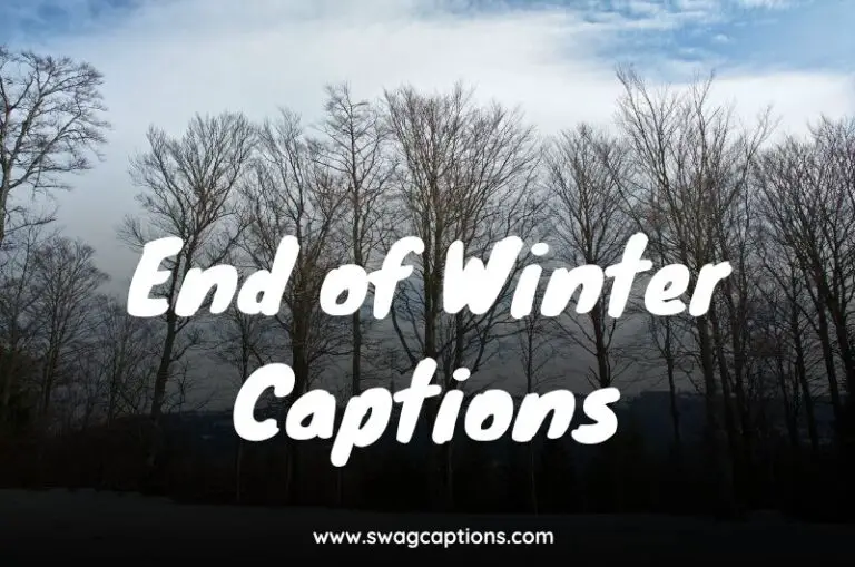 End of Winter Captions