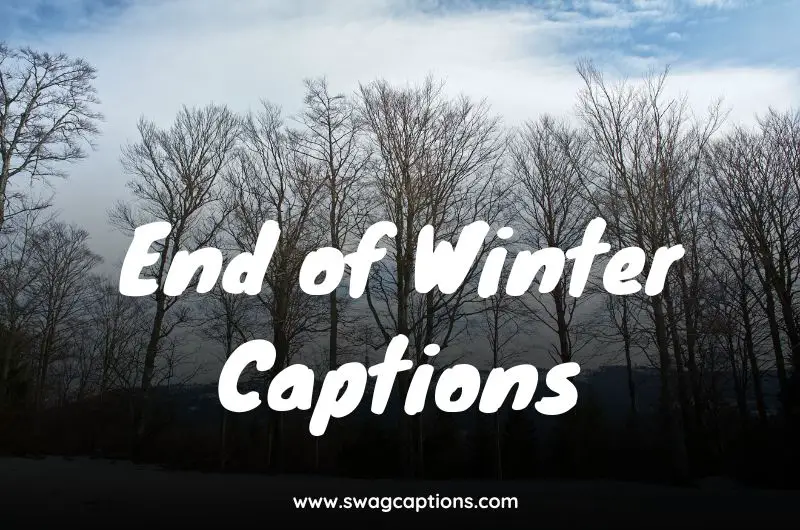 End of Winter Captions
