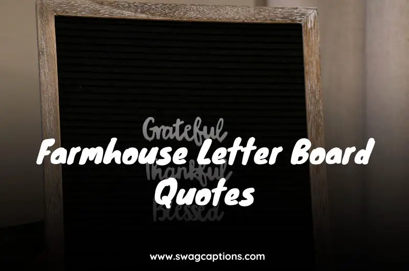 Farmhouse Letter Board Quotes
