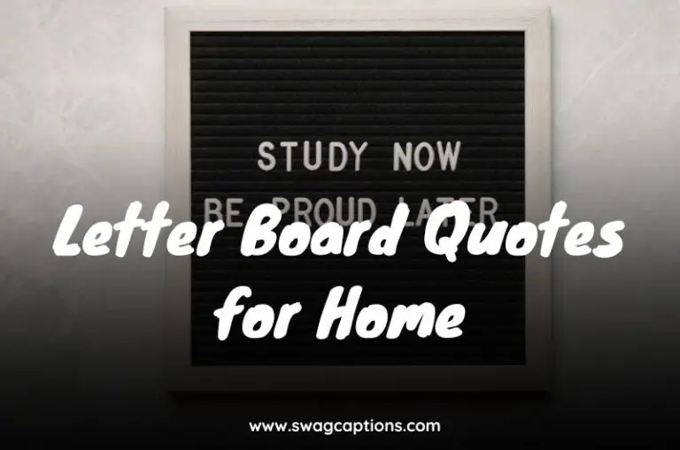 Letter Board Quotes for Home