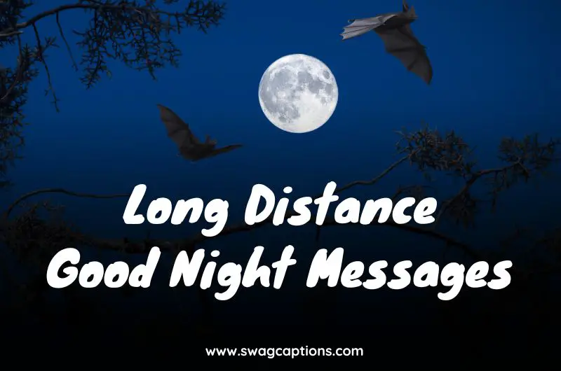 Long Distance Good Night Messages