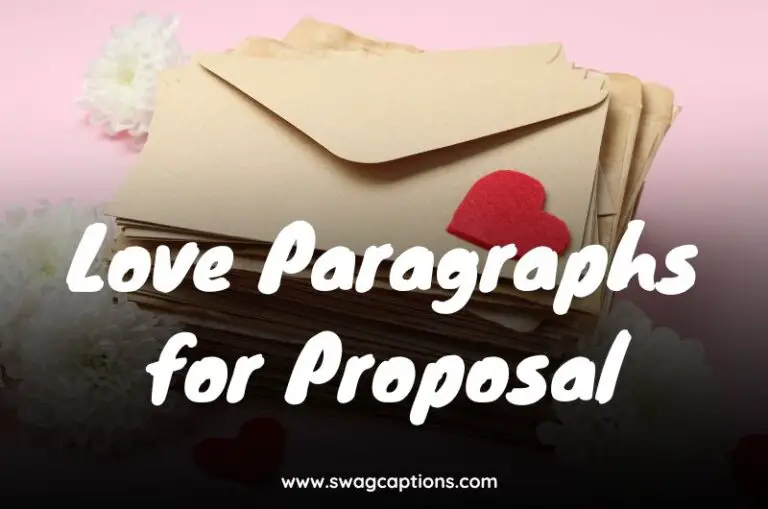 Love Paragraphs for Proposal