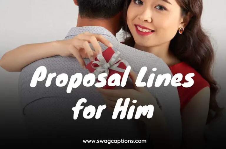 Proposal Lines for Him