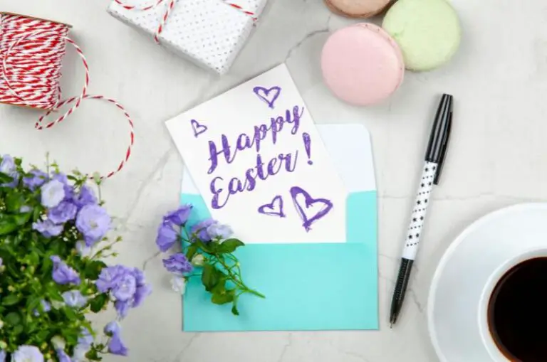 Easter card message