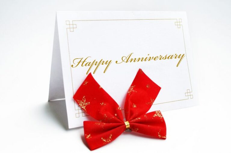 Anniversary card messages