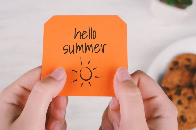 Summer greeting card messages