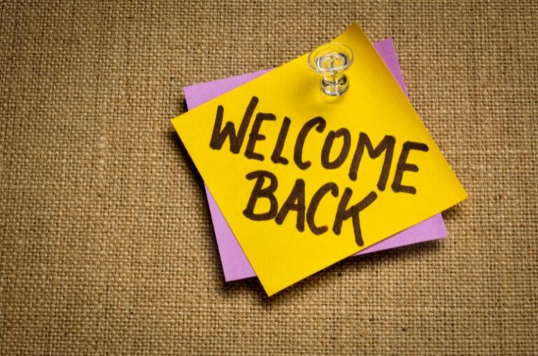 Welcome Back Card Messages