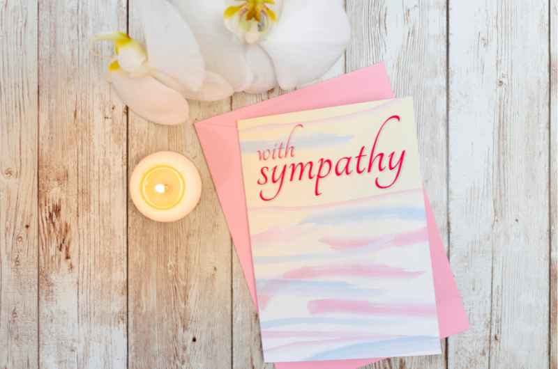 religious sympathy card messages