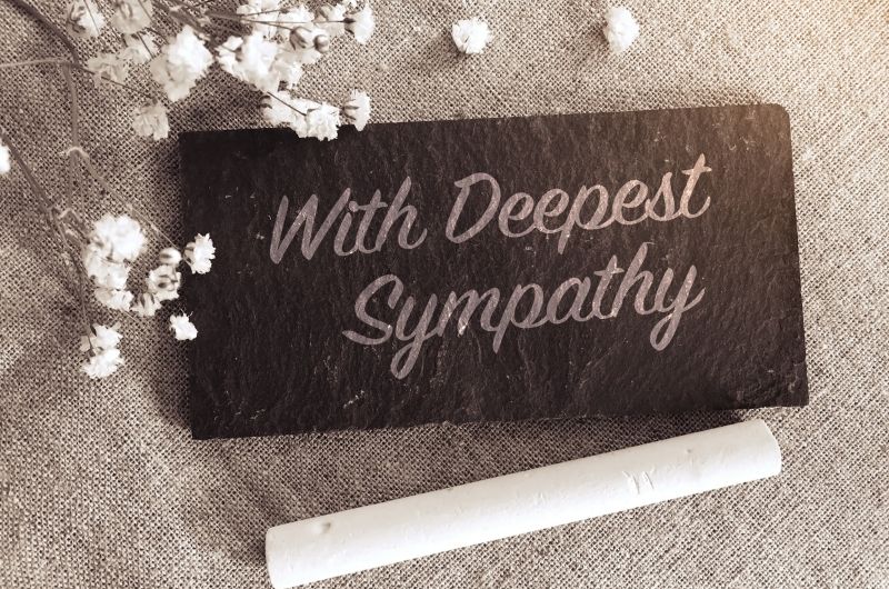sympathy card messages