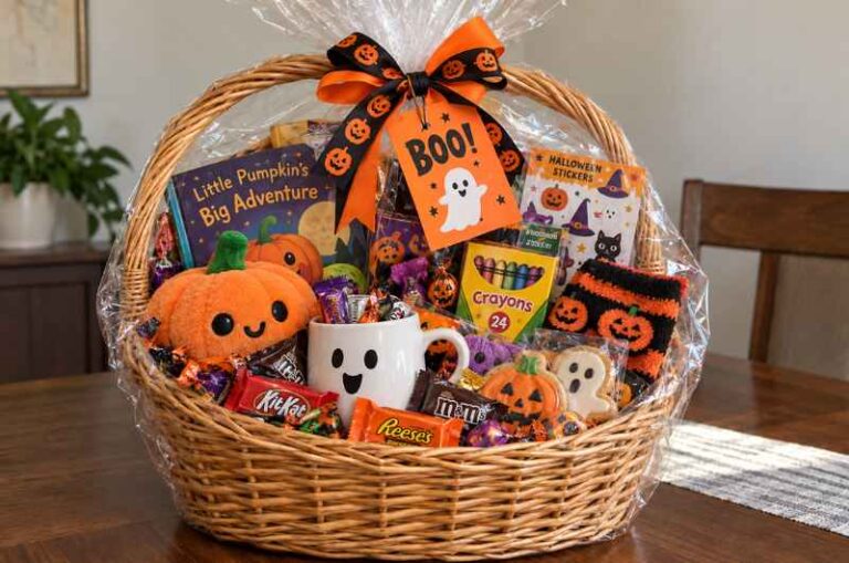 boo basket messages for kids